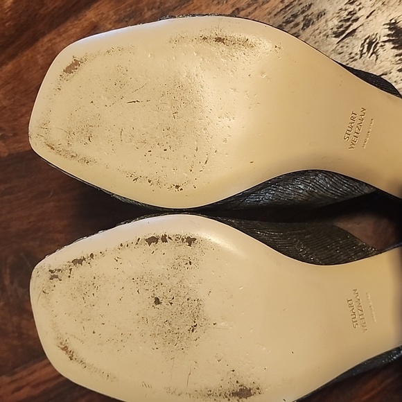Stuart Weitzman Theone Slides Block Heels size 9 - Picture 13 of 13